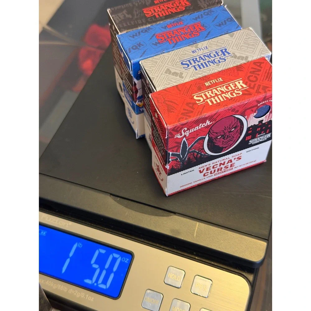 Dr. Squatch Stranger Things Limited Edition Soap Full Set 4 Pack Bars Free Ship